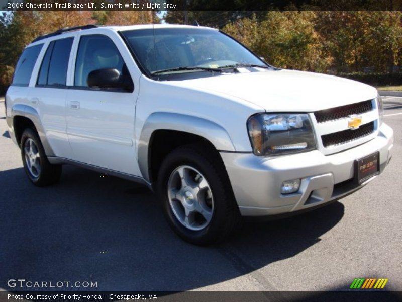 Summit White / Light Gray 2006 Chevrolet TrailBlazer LT