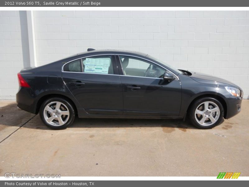 Saville Grey Metallic / Soft Beige 2012 Volvo S60 T5