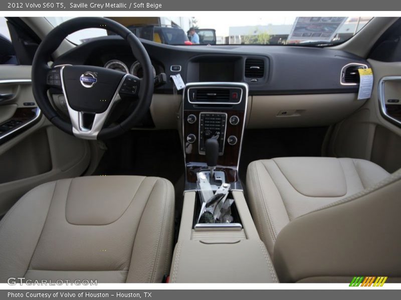 Saville Grey Metallic / Soft Beige 2012 Volvo S60 T5