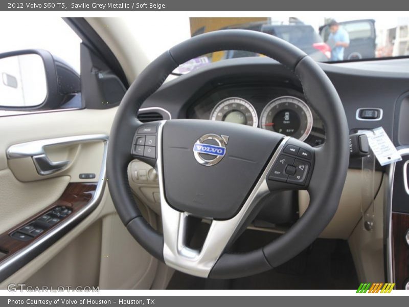 Saville Grey Metallic / Soft Beige 2012 Volvo S60 T5
