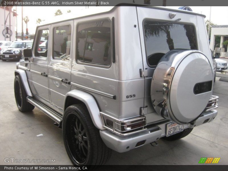 Iridium Silver Metallic / Black 2008 Mercedes-Benz G 55 AMG