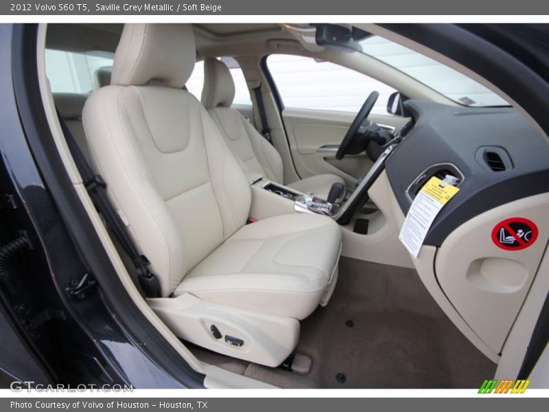 Saville Grey Metallic / Soft Beige 2012 Volvo S60 T5