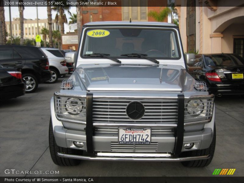 Iridium Silver Metallic / Black 2008 Mercedes-Benz G 55 AMG