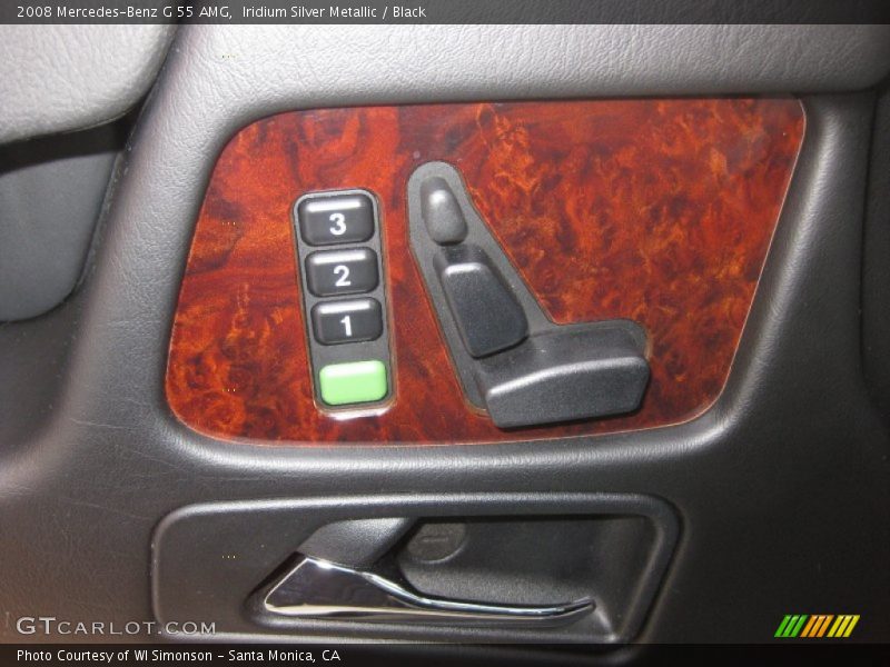 Seat controls - 2008 Mercedes-Benz G 55 AMG
