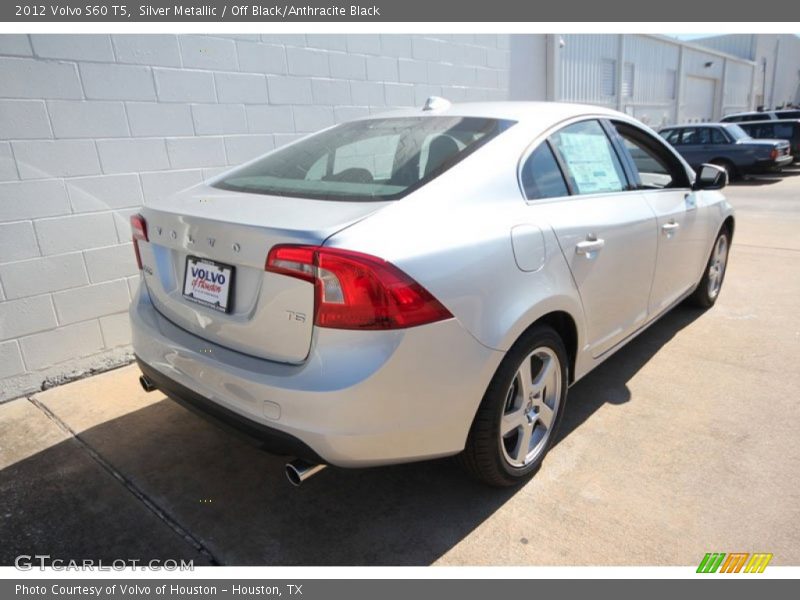 Silver Metallic / Off Black/Anthracite Black 2012 Volvo S60 T5