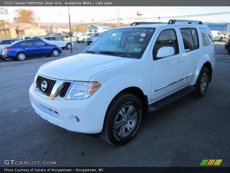 Avalanche White / Cafe Latte 2012 Nissan Pathfinder Silver 4x4