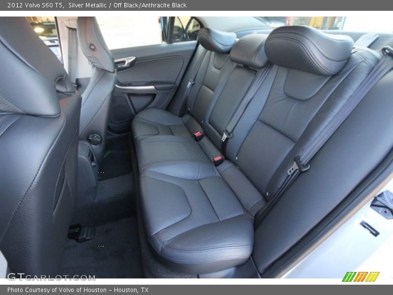 Silver Metallic / Off Black/Anthracite Black 2012 Volvo S60 T5