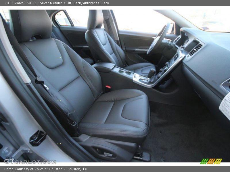Silver Metallic / Off Black/Anthracite Black 2012 Volvo S60 T5