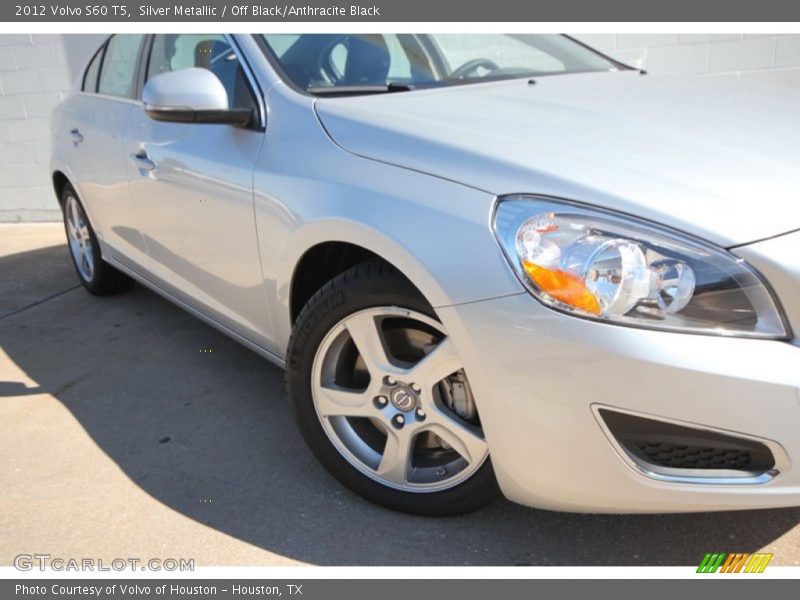 Silver Metallic / Off Black/Anthracite Black 2012 Volvo S60 T5
