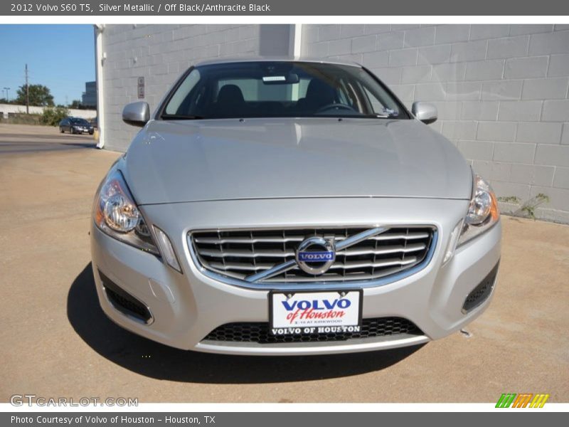 Silver Metallic / Off Black/Anthracite Black 2012 Volvo S60 T5