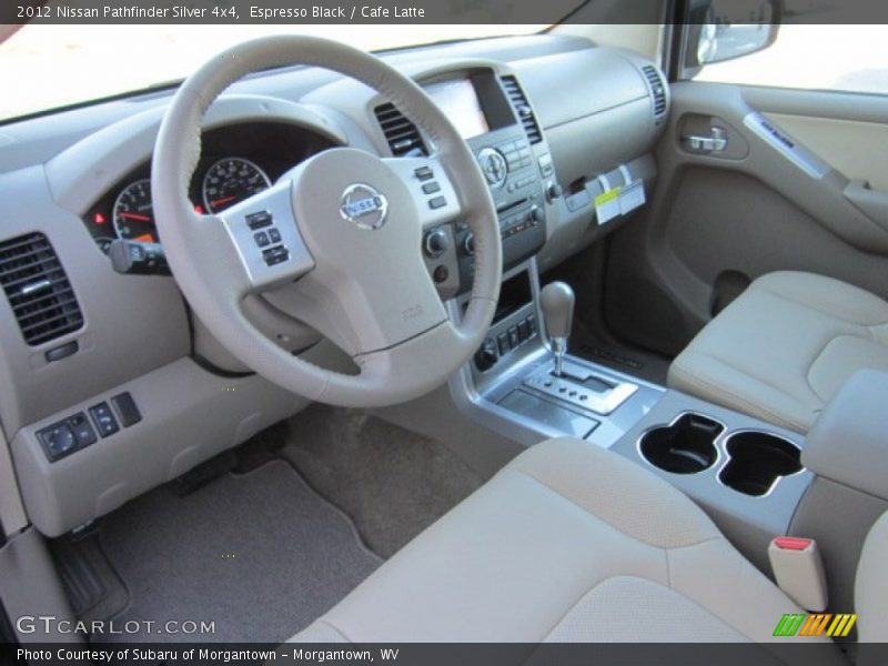Espresso Black / Cafe Latte 2012 Nissan Pathfinder Silver 4x4