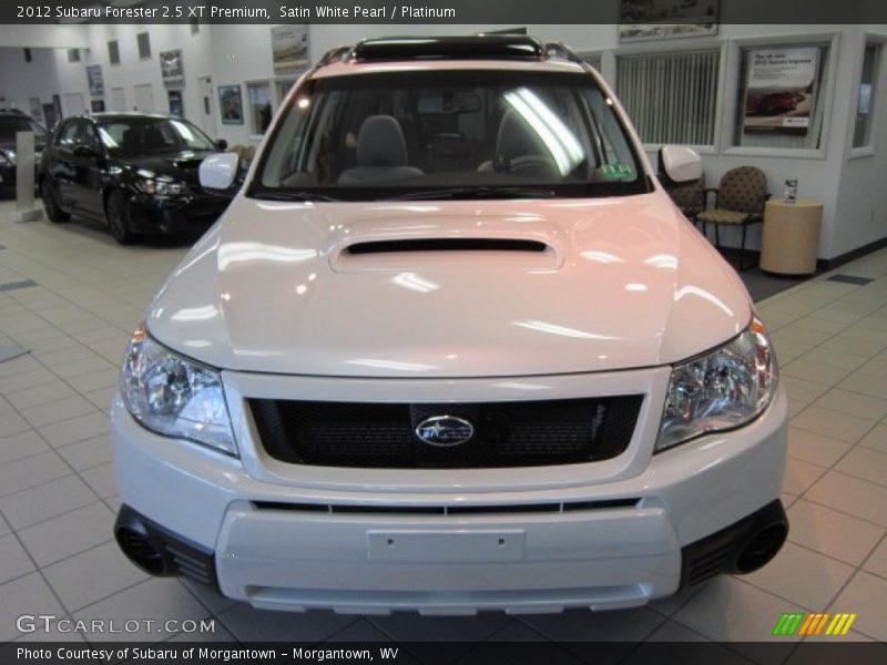 Satin White Pearl / Platinum 2012 Subaru Forester 2.5 XT Premium