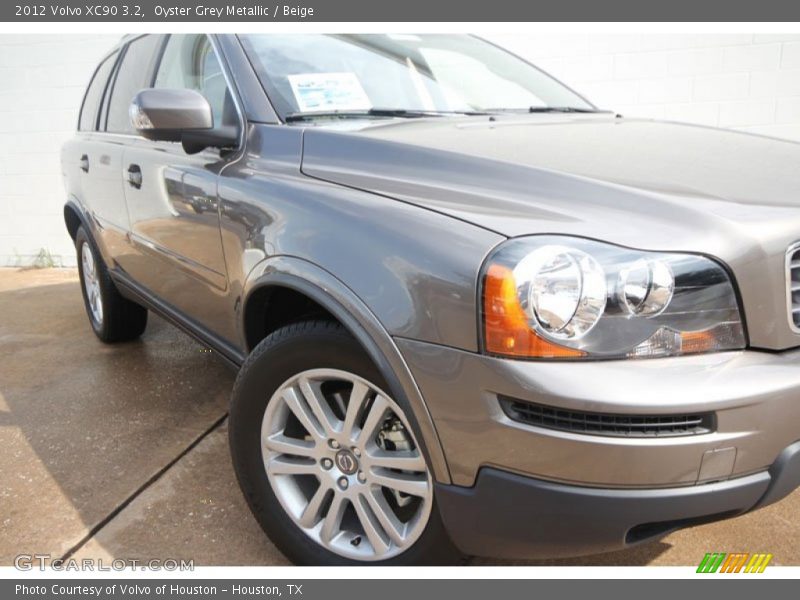 Oyster Grey Metallic / Beige 2012 Volvo XC90 3.2