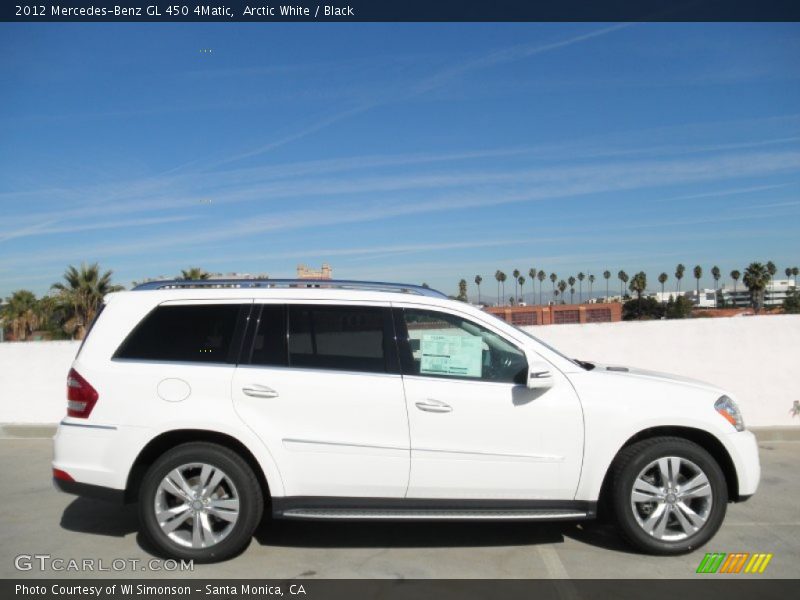Arctic White / Black 2012 Mercedes-Benz GL 450 4Matic
