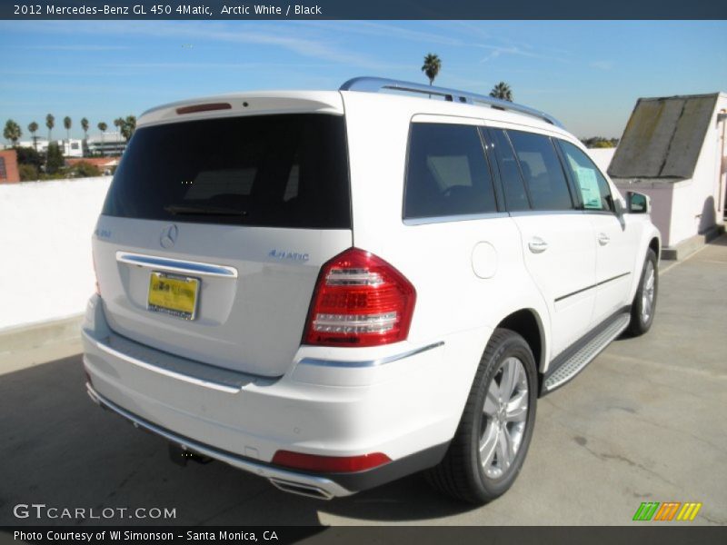 Arctic White / Black 2012 Mercedes-Benz GL 450 4Matic