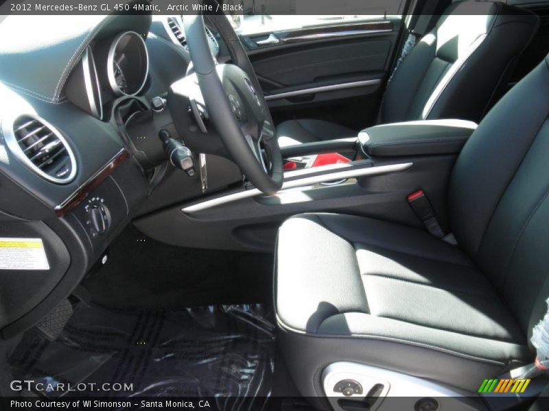 Arctic White / Black 2012 Mercedes-Benz GL 450 4Matic