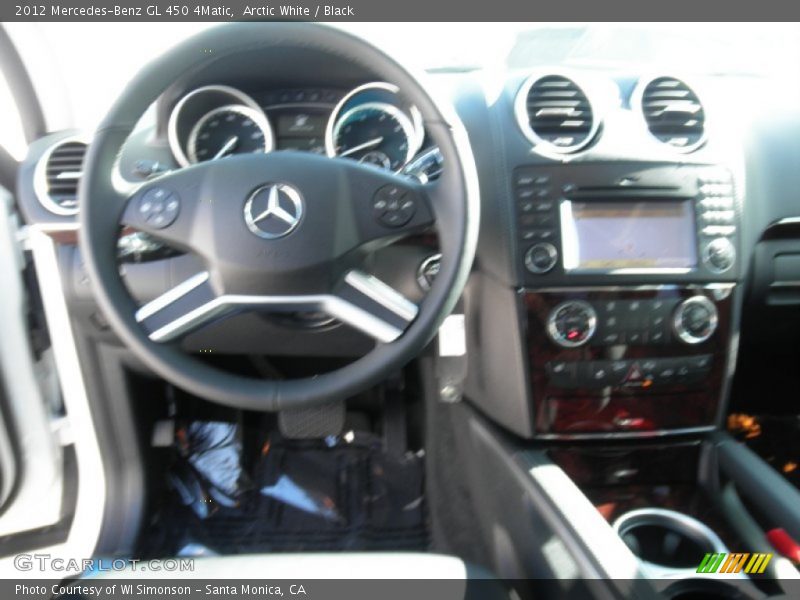 Arctic White / Black 2012 Mercedes-Benz GL 450 4Matic