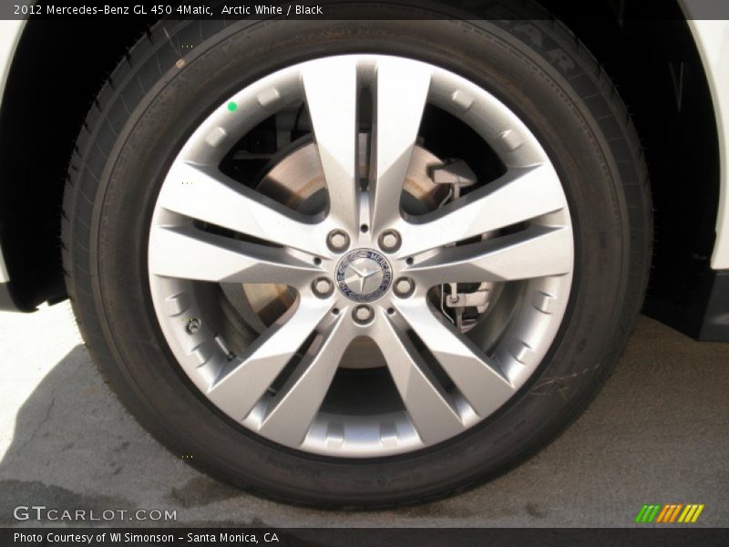 Arctic White / Black 2012 Mercedes-Benz GL 450 4Matic