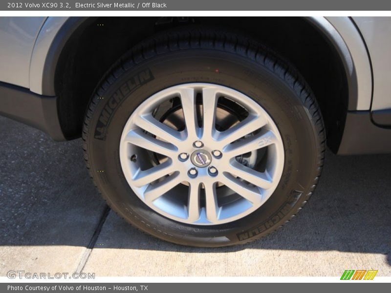 Electric Silver Metallic / Off Black 2012 Volvo XC90 3.2