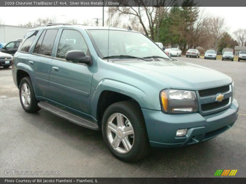 Silver Moss Metallic / Ebony 2009 Chevrolet TrailBlazer LT 4x4