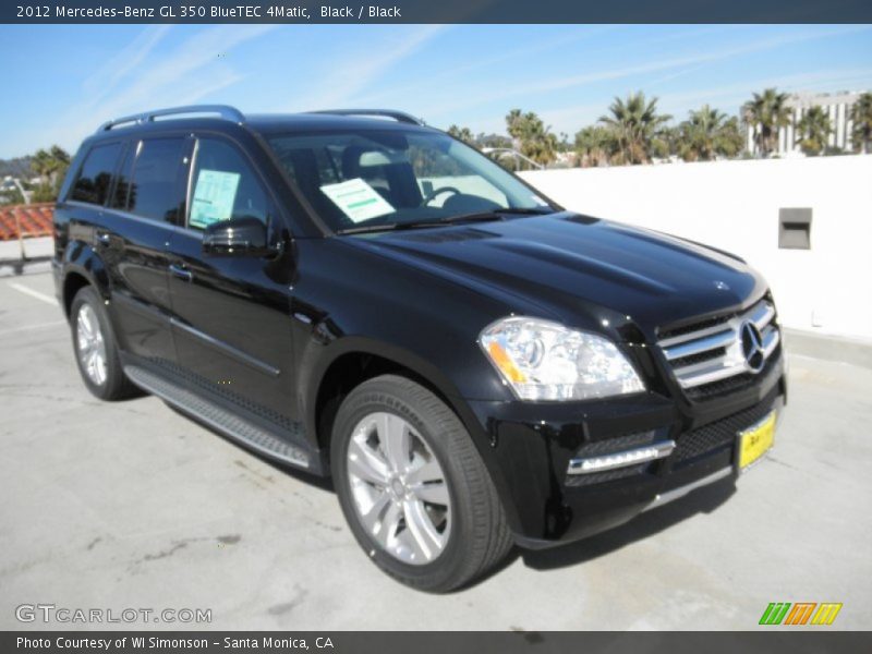 Black / Black 2012 Mercedes-Benz GL 350 BlueTEC 4Matic