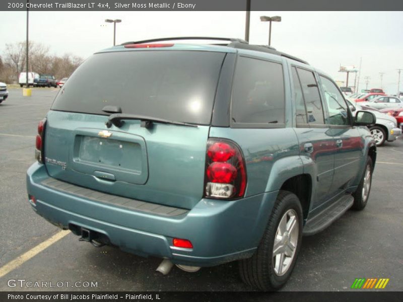 Silver Moss Metallic / Ebony 2009 Chevrolet TrailBlazer LT 4x4