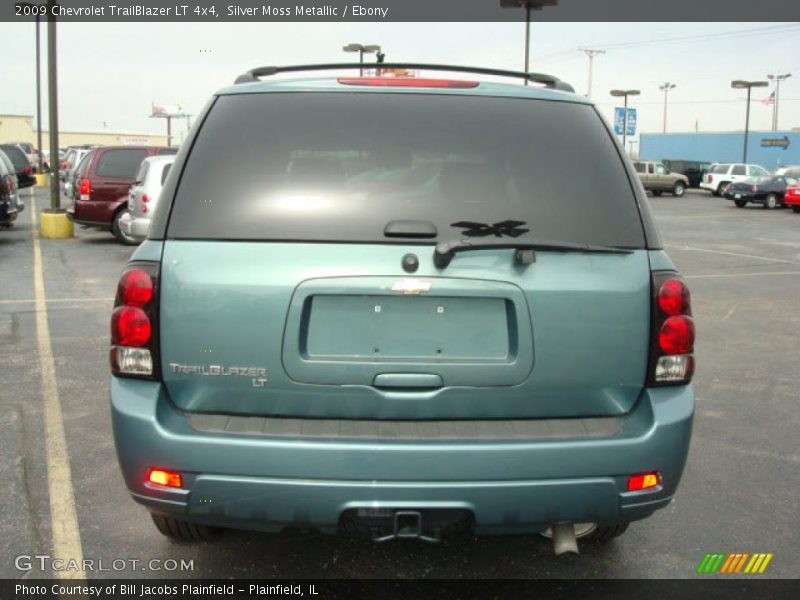 Silver Moss Metallic / Ebony 2009 Chevrolet TrailBlazer LT 4x4