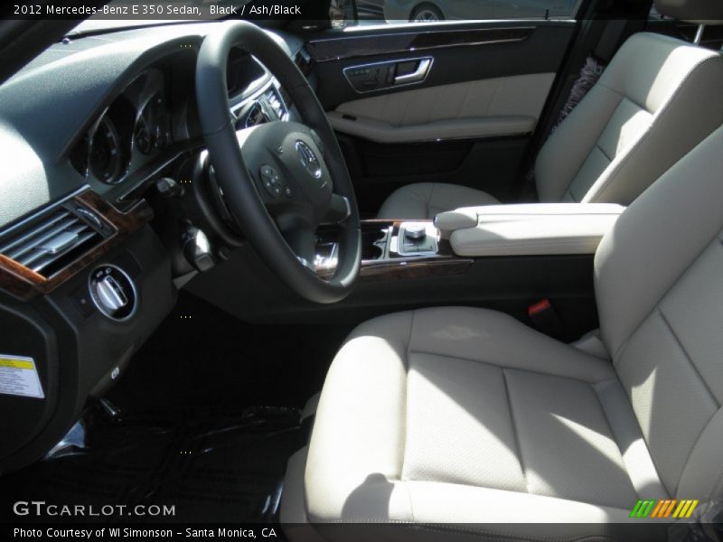 Black / Ash/Black 2012 Mercedes-Benz E 350 Sedan