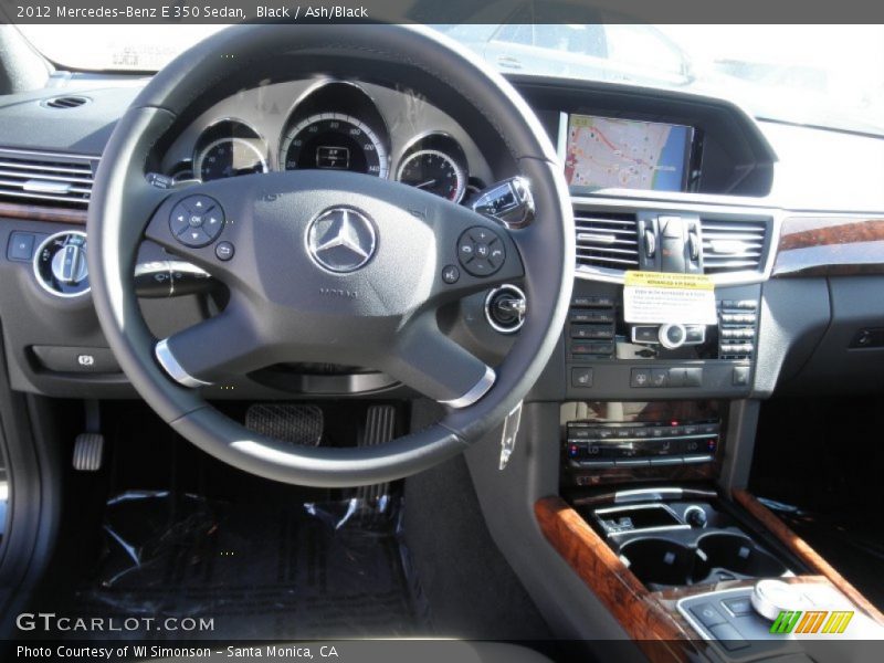 Black / Ash/Black 2012 Mercedes-Benz E 350 Sedan