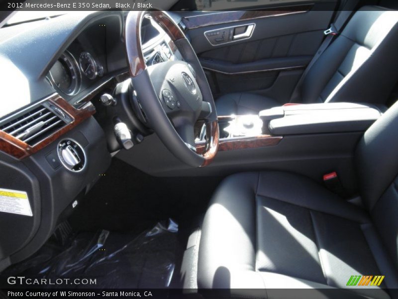 Black / Black 2012 Mercedes-Benz E 350 Sedan