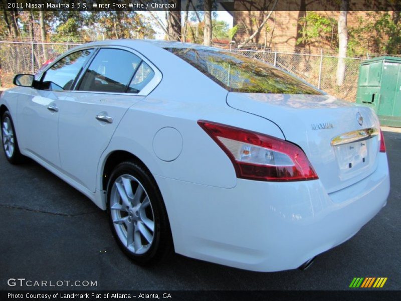 Winter Frost White / Charcoal 2011 Nissan Maxima 3.5 S