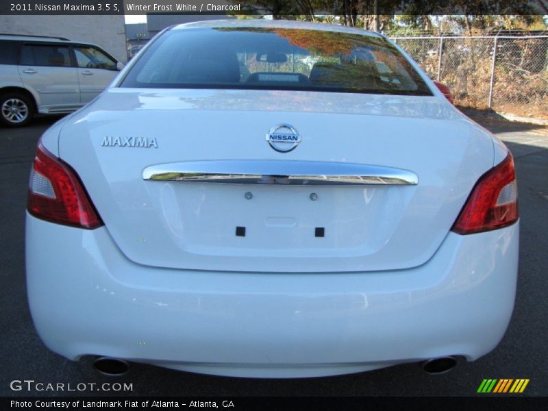 Winter Frost White / Charcoal 2011 Nissan Maxima 3.5 S