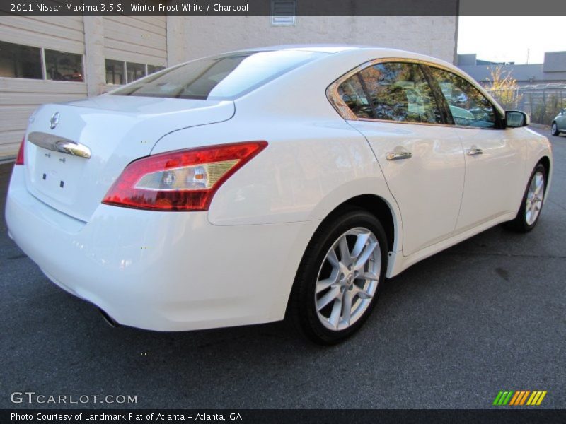 Winter Frost White / Charcoal 2011 Nissan Maxima 3.5 S