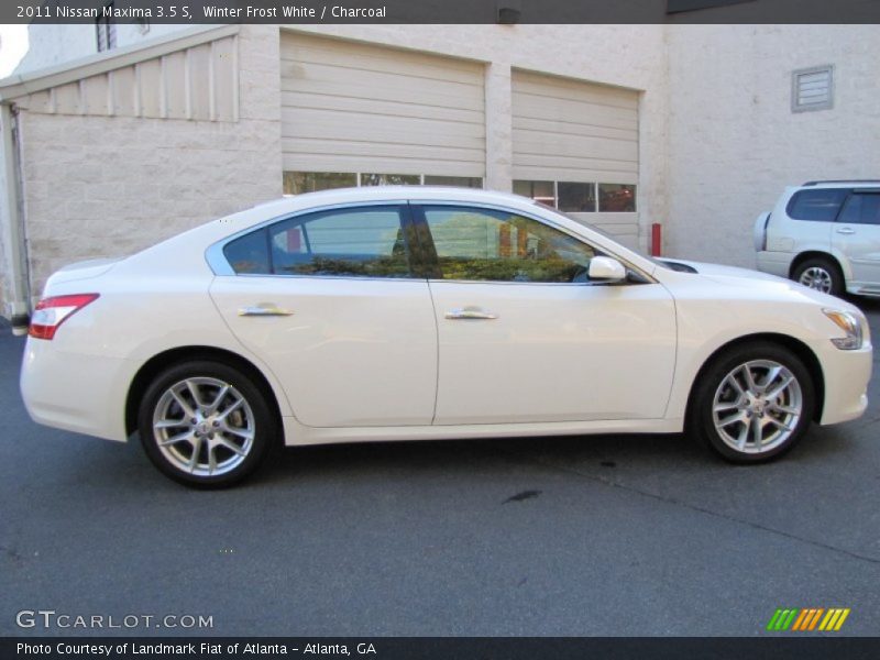 Winter Frost White / Charcoal 2011 Nissan Maxima 3.5 S