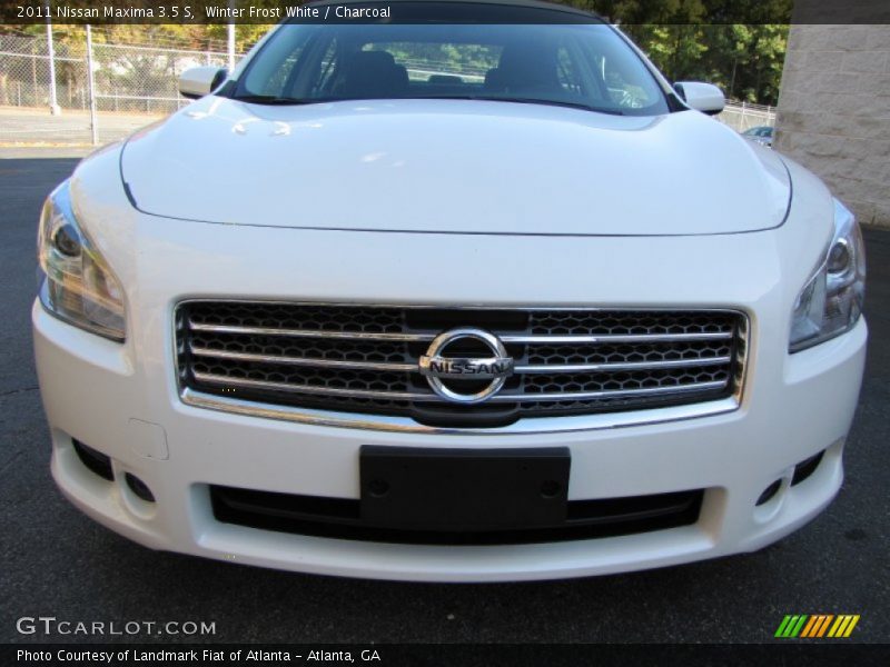 Winter Frost White / Charcoal 2011 Nissan Maxima 3.5 S