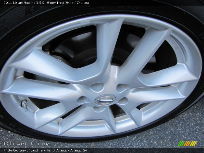 Winter Frost White / Charcoal 2011 Nissan Maxima 3.5 S