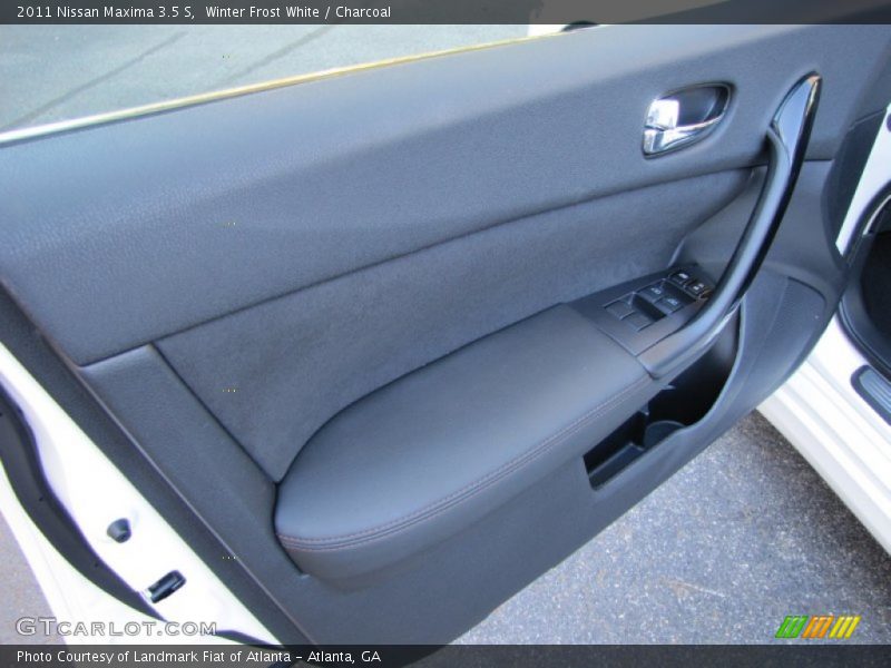 Winter Frost White / Charcoal 2011 Nissan Maxima 3.5 S