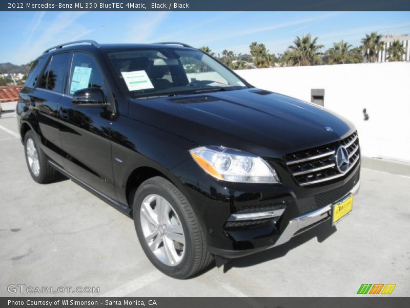 Black / Black 2012 Mercedes-Benz ML 350 BlueTEC 4Matic