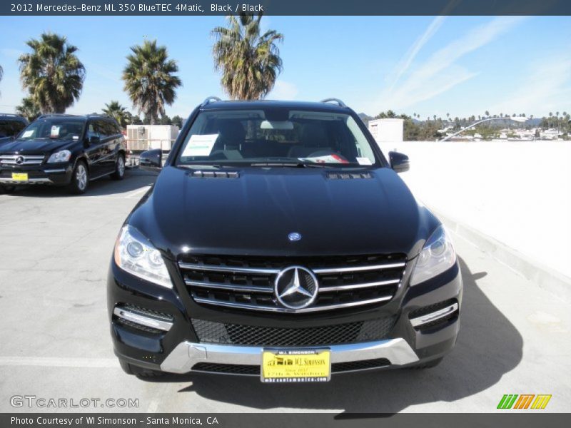 Black / Black 2012 Mercedes-Benz ML 350 BlueTEC 4Matic