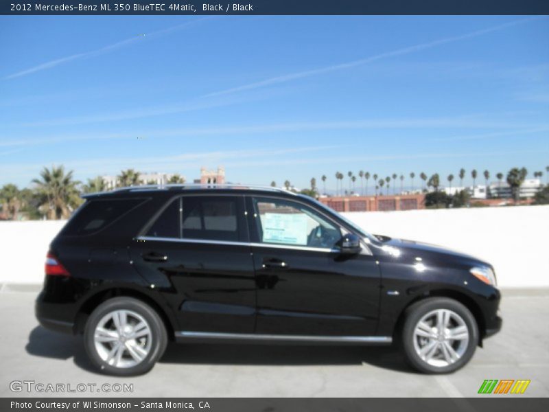 Black / Black 2012 Mercedes-Benz ML 350 BlueTEC 4Matic