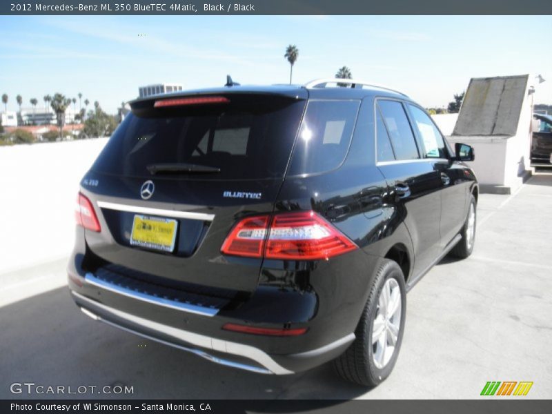 Black / Black 2012 Mercedes-Benz ML 350 BlueTEC 4Matic