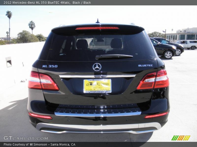 Black / Black 2012 Mercedes-Benz ML 350 BlueTEC 4Matic