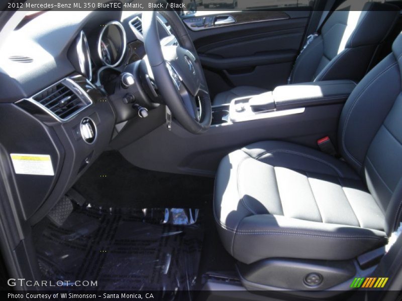 Black / Black 2012 Mercedes-Benz ML 350 BlueTEC 4Matic