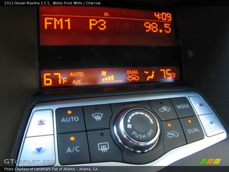 Winter Frost White / Charcoal 2011 Nissan Maxima 3.5 S