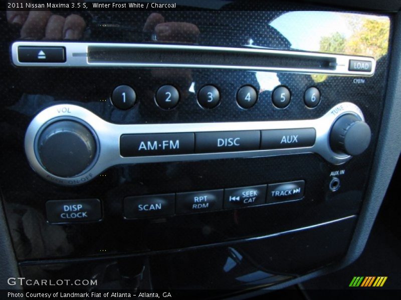 Winter Frost White / Charcoal 2011 Nissan Maxima 3.5 S