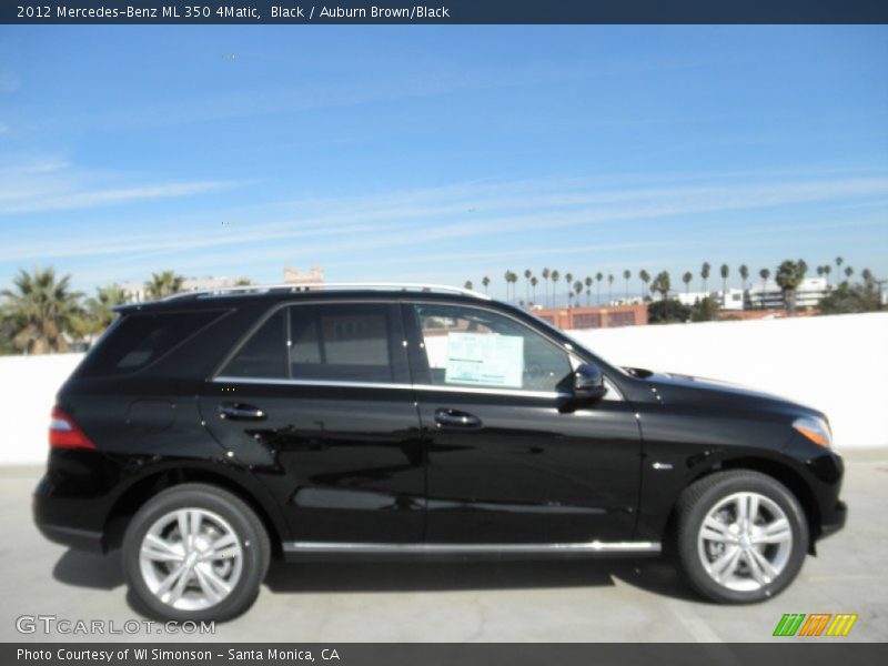 Black / Auburn Brown/Black 2012 Mercedes-Benz ML 350 4Matic