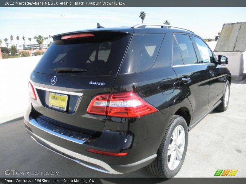 Black / Auburn Brown/Black 2012 Mercedes-Benz ML 350 4Matic