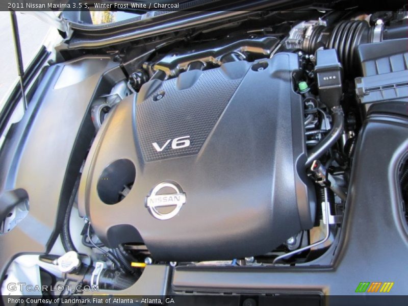 Winter Frost White / Charcoal 2011 Nissan Maxima 3.5 S