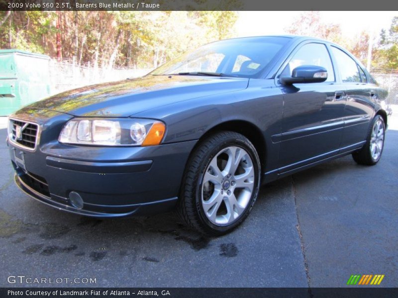 Barents Blue Metallic / Taupe 2009 Volvo S60 2.5T