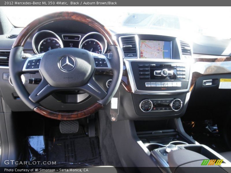 Black / Auburn Brown/Black 2012 Mercedes-Benz ML 350 4Matic